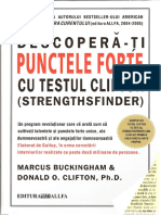 Marcus Buckingham,Donald O Clifton-Descopera-ti Punctele Forte Cu Testul Clifton