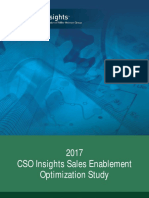 2017 Sales Enablement Optimization Study