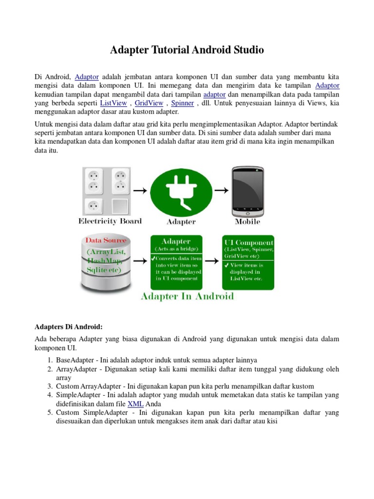 Adapter Android Studio PDF