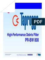 High-Performance Debris Filter: PR-BW 800