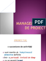 Managementul de Proiect 2018 