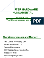 The Microprocessor and Memory Fundamentals