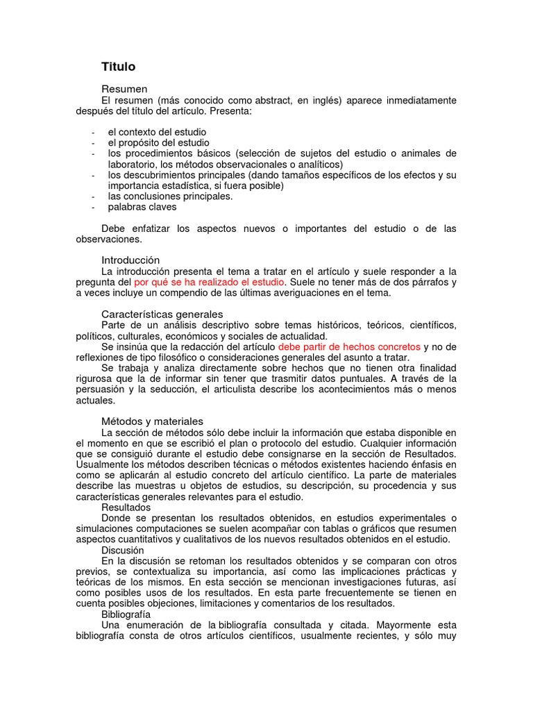 Esquema Artículo Indexado | PDF | Cognición | Ciencia cognitiva