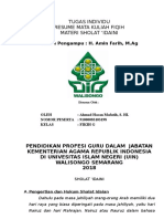 Tugas Resume Sholat 'Idaini Folio