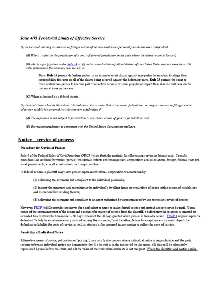 Rules and Doctrine PDF Supplemental Jurisdiction Diversity