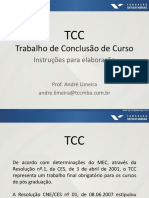 GE - Orientações do TCC - André Limeira