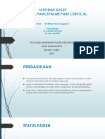 Presentation Cervical pain