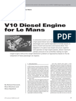 V10 Diesel Engine For Le Mans