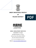 Breif Industrial Profile OF Valsad District: Msme-Development Institute