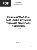 Manual Operacional para uso do SISVAN