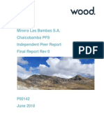 Chalcobamba P00142 PFS Independent Peer Review June 2018 Final Report Rev 0 Compiled