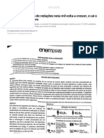 Enem 2018 Número de Redações Nota Mil Volta A Crescer