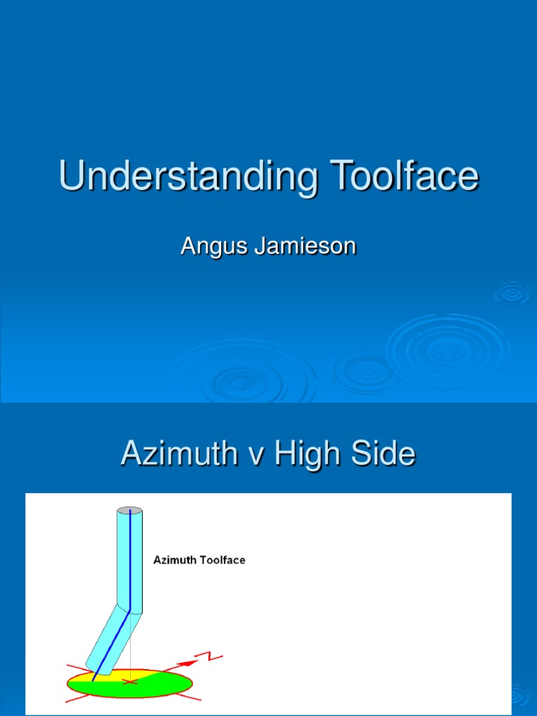 Understanding Toolface: Angus Jamieson | PDF