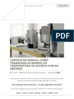 Como trabalhar as rampas de temperatura de acordo com as enzimas na produção de cerveja