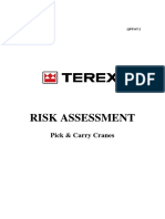 Risk Assessment: Pick & Carry Cranes