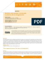 Archivo Del Tiempo Recobrado. La Forma D PDF