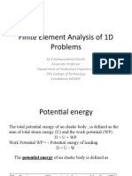 Finite Element Analysis of 1D Problems