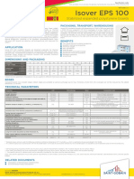 Isover Eps 100: Stabilized Expanded Polystyrene Boards