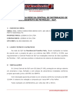 Laudo técnico da rede de GLP residencial