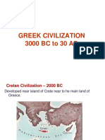 Greek Civilization 3000 BC To 30 AD