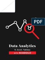 Data Analytics: R, Excel, Tableau
