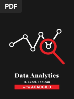 A Comprehensive Guide On Microsoft Excel For Data Analysis | PDF | Data ...