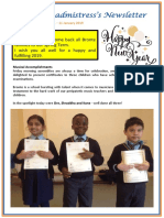 Newsletter No 61 - 11th January 2019 