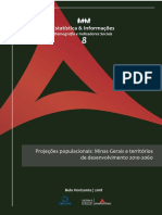 FJP Série Estatística Informações n. 8 - Projeções Populacionais_Minas Gerais e Territórios de Desenvolvimento