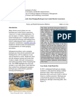 Hazards When Purging Hydrogen Gas-Cooled Electric Generators