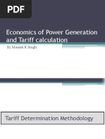 Economincs of Power Generation and Tarifff Calculations