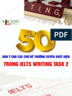 50 Dan y Cho Cac Chu de Thuong Trong IELTS WT2