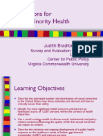 Foundations For Sexual Minority Health: Judith Bradford, PH.D