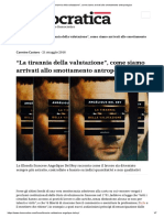 La Tirannia Della Valutazione - , Come Siamo Arrivati Allo Smottamento Antropologico PDF
