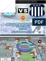 Logística Talleres Belgrano Copa de Verano