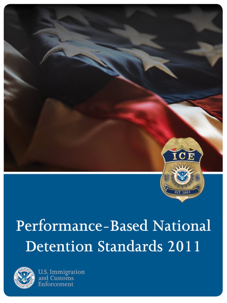 ICE Performance-Based Detention Standards | PDF | Immigration Detention ...