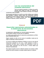 Configurar Las Características Del Documento Electrónico