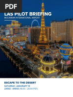 Escape to the Desert KLAS ZLA Pilot Briefing