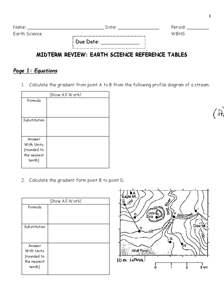 Reference Table Midterm Review | PDF | Rock (Geology) | Igneous Rock