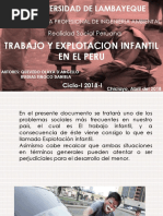 Trabajo y Explotacion Infantil