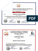 Certificados de Diplomados