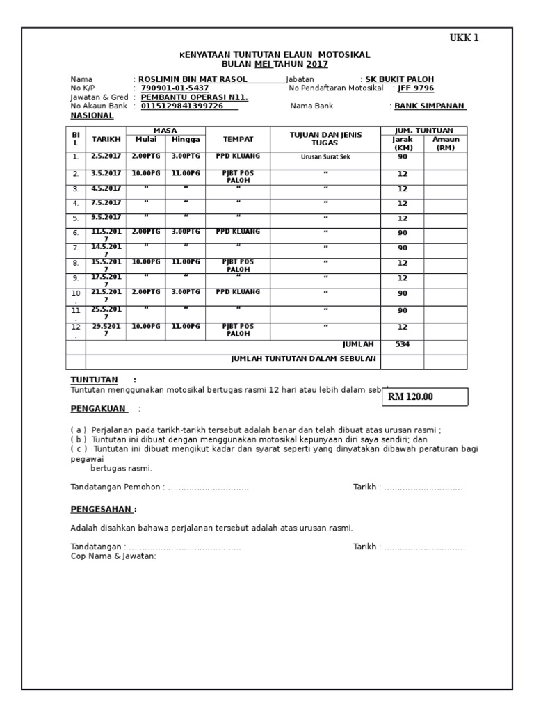 Elaun Motorsikal Pdf