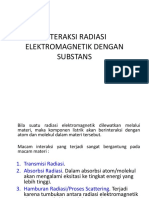 Interaksi Radiasi Elektromagnetik