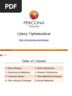 Query Optimization