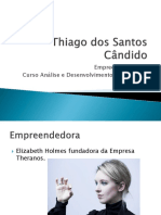 Thiago Dos Santos Cândido Empreendedorismo