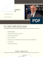  Slide PPT - The 7 Habits of Highly Effective People