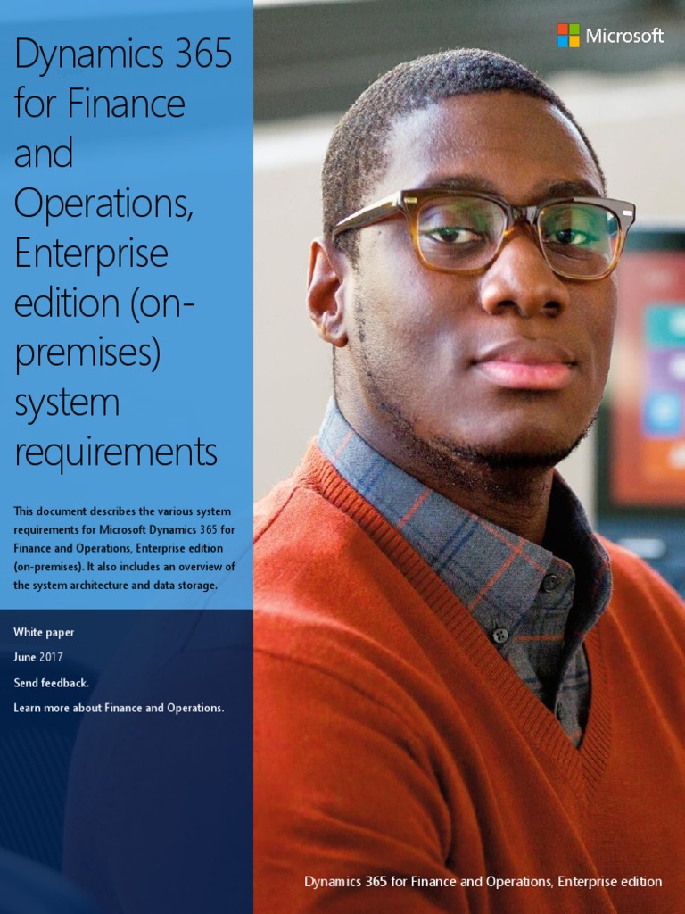 Dynamics 365 For Finance and Operations, Enterprise Edition (On ...