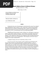 Harvey - Order (Doc 195) Granting in Part and Denying in Part Gov Motion To Stay Upstream Harvey Flood Cases