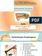 Pemeriksaan Telinga Kelompok A