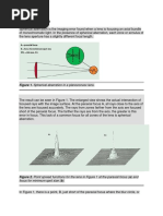 Figure 1. Spherical Aberration in A Planoconvex Lens