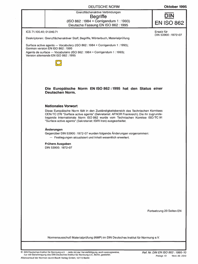Din en Iso 862 1995 PDF